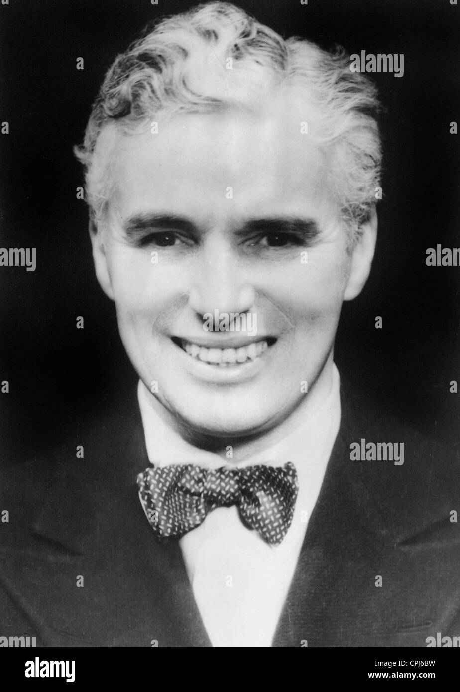 Charles Chaplin, 1936 Banque D'Images