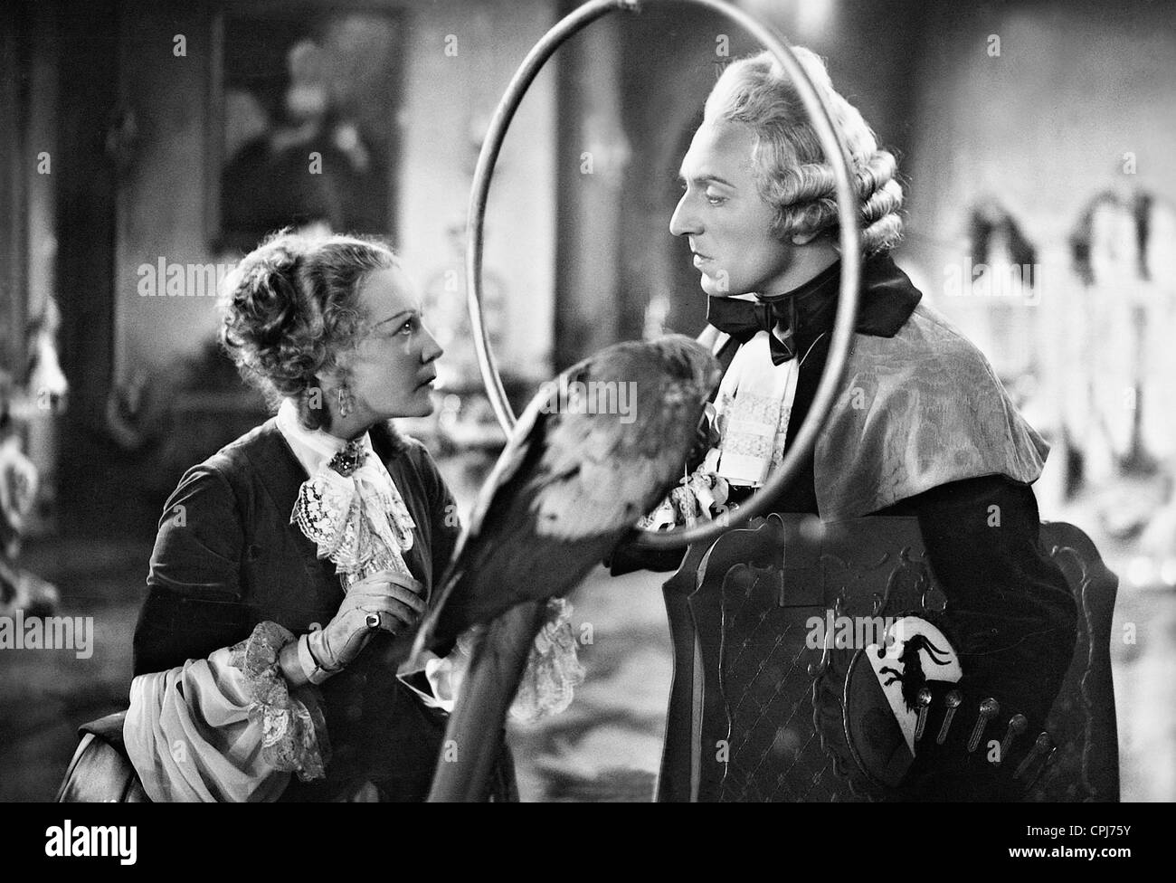 Erika von Thellmann et Theo Lingen dans 'Der Ammenkoenig', 1935 Banque D'Images