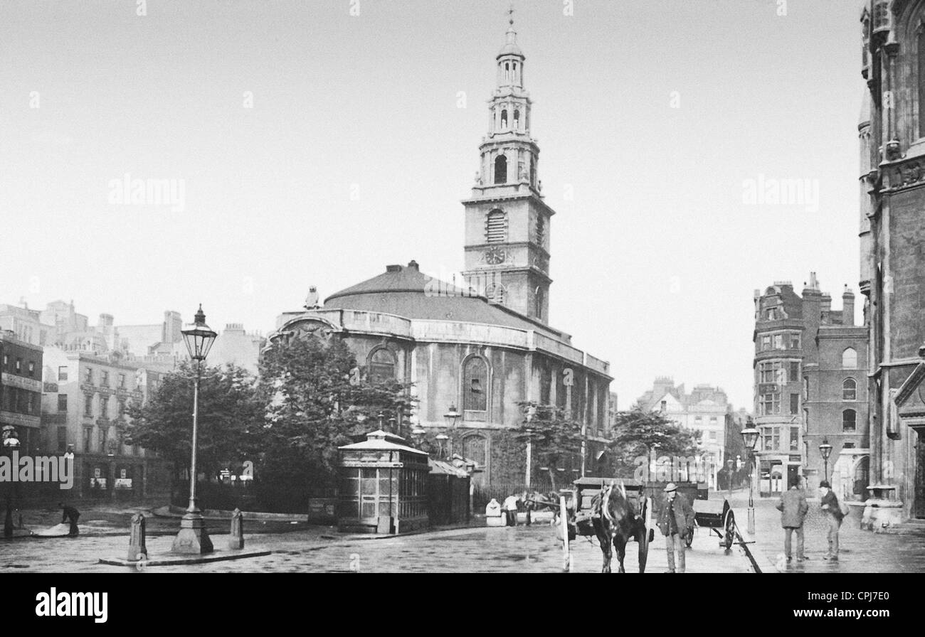 Église Saint Clement danois à Londres, 1912 Banque D'Images