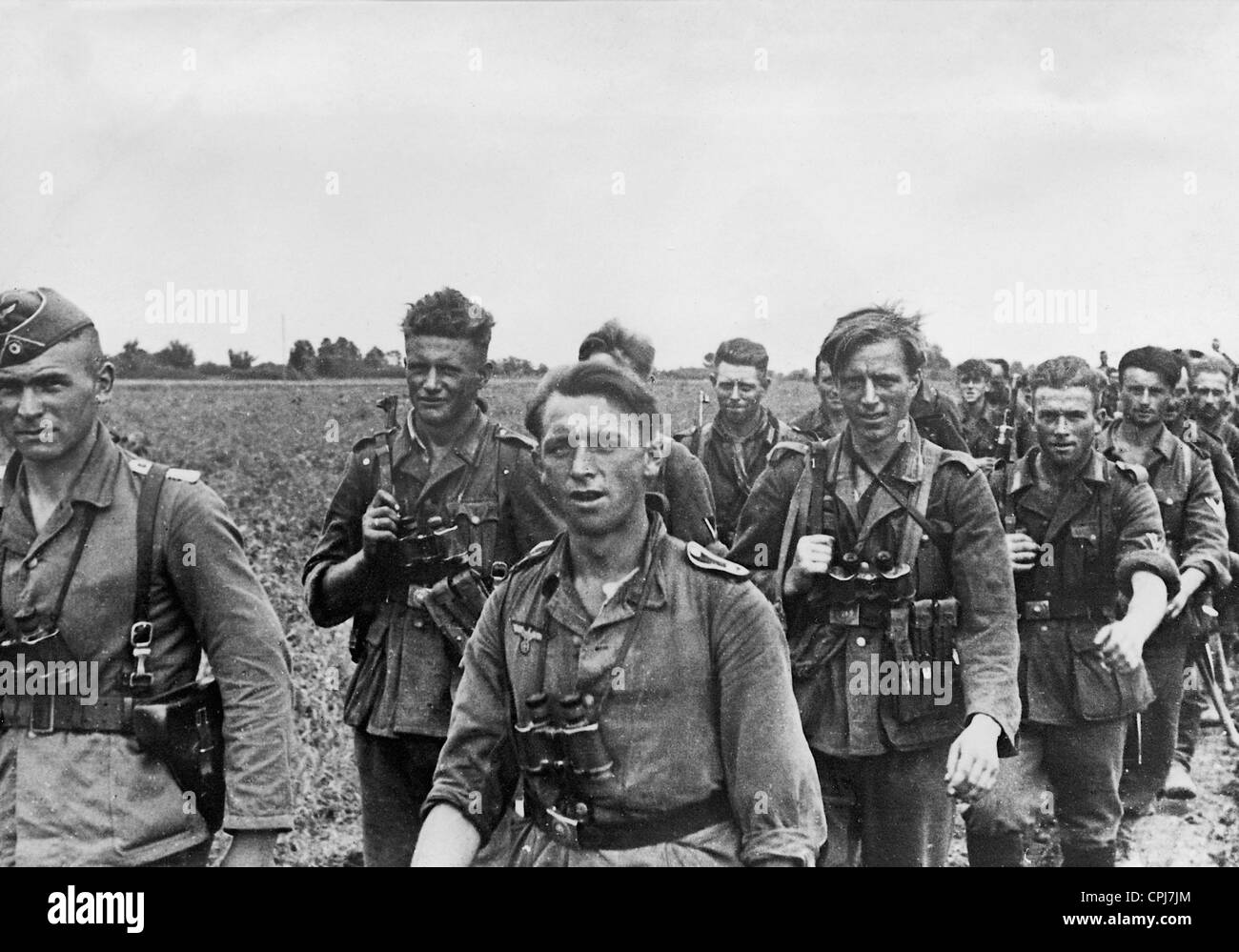 Soldats allemands dans le secteur sud du front de l'Est, 1942 Banque D'Images