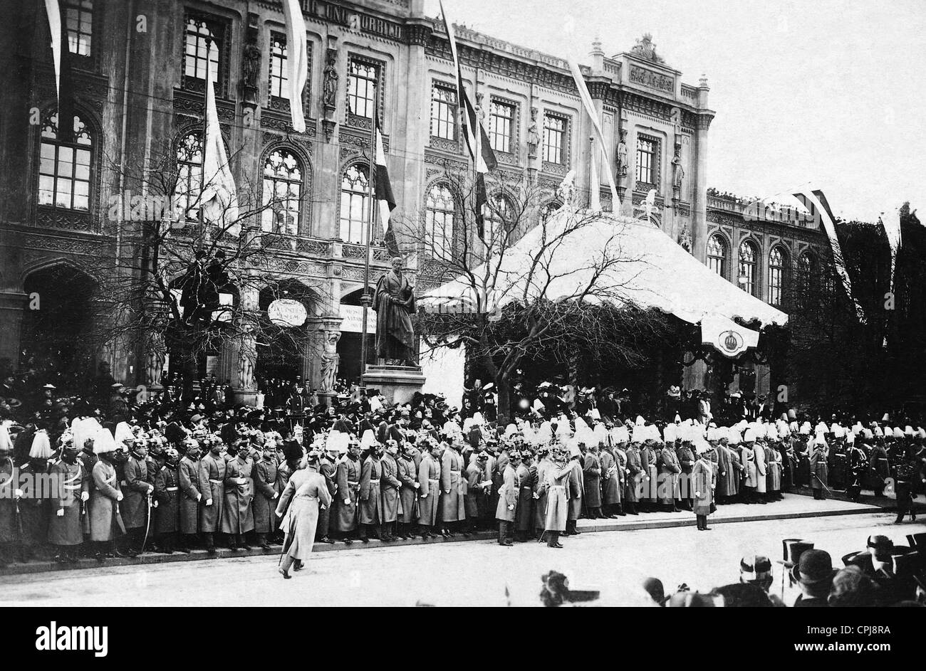 Parade pour l'ouverture de l'exposition pour le Musée Allemand, 1906 Banque D'Images