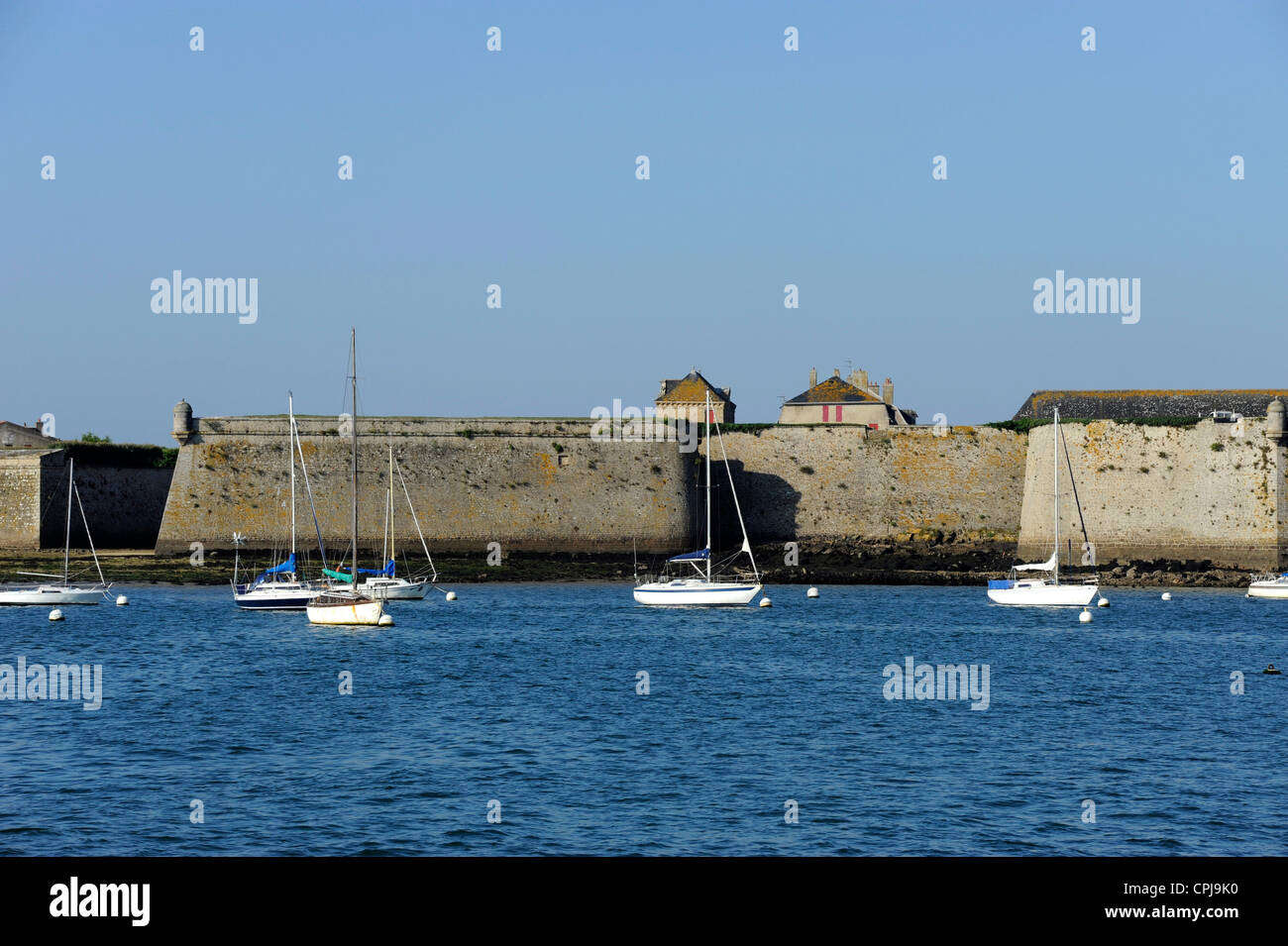 Citadelle de Port-Louis près de Lorient, Morbihan, Bretagne,Bretagne,France Banque D'Images