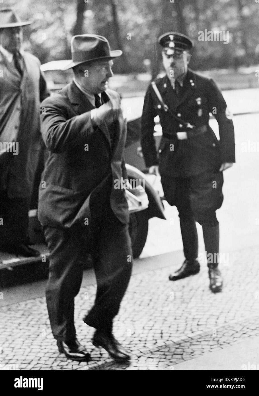 Hermann Goring, sur le chemin du Reichstag, 1932 Banque D'Images