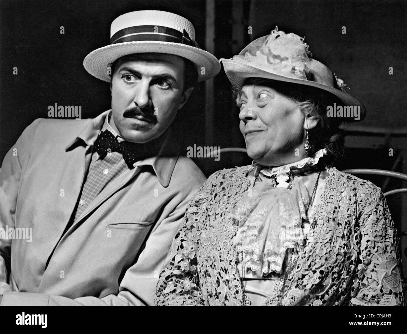 Ferdinand Marian et Frida Richard dans "l'homme et le Surhomme", 1938 Banque D'Images