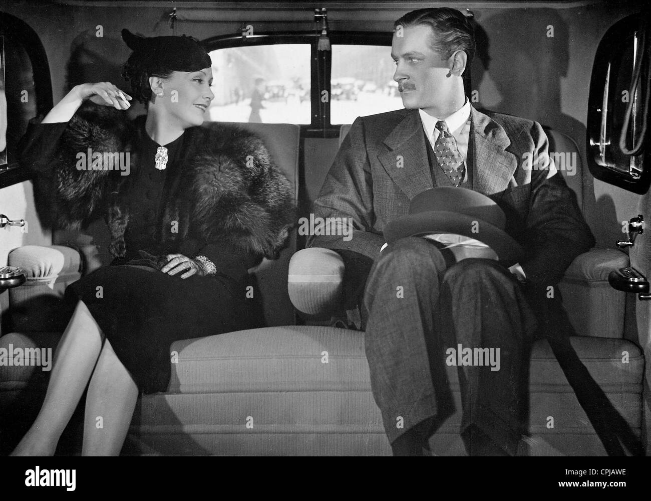Lil Dagover et Karl Schoenboeck dans 'la Fille Irene', 1936 Banque D'Images