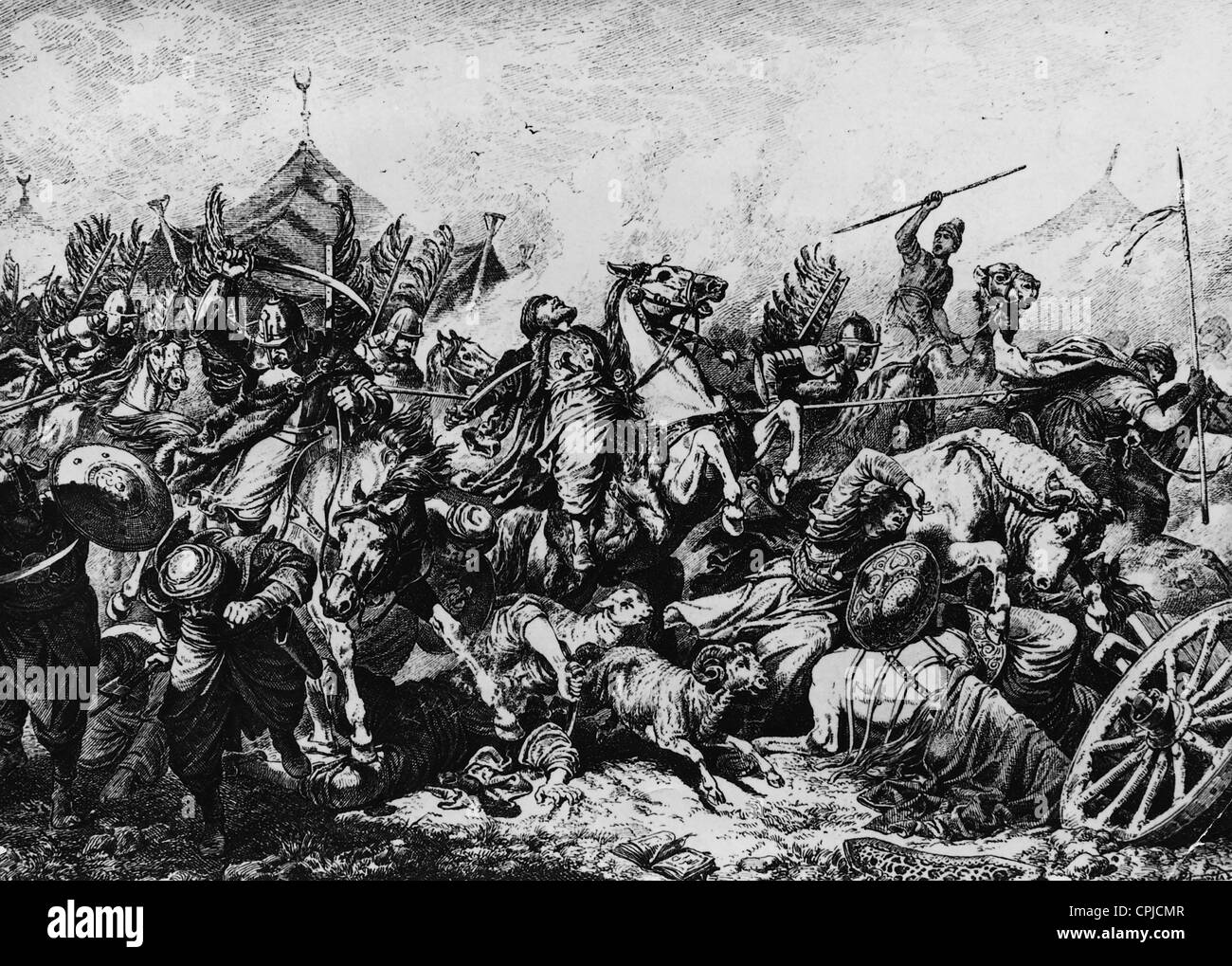 Les Turcs à Vienne, 1683 Banque D'Images