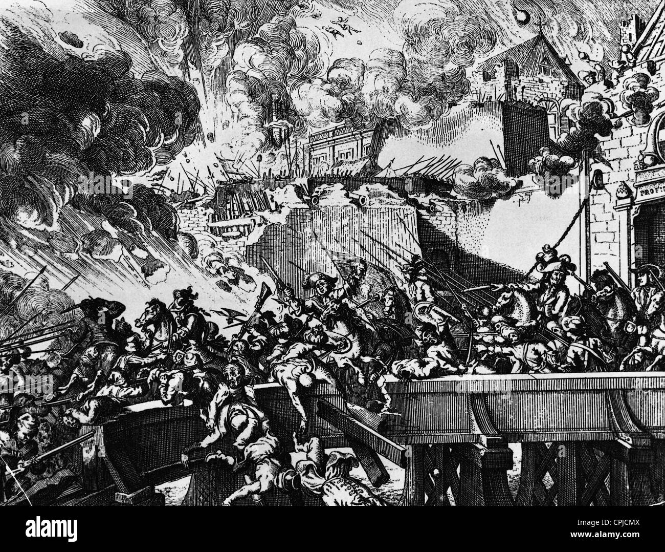 Les Turcs à Vienne, 1683 Banque D'Images