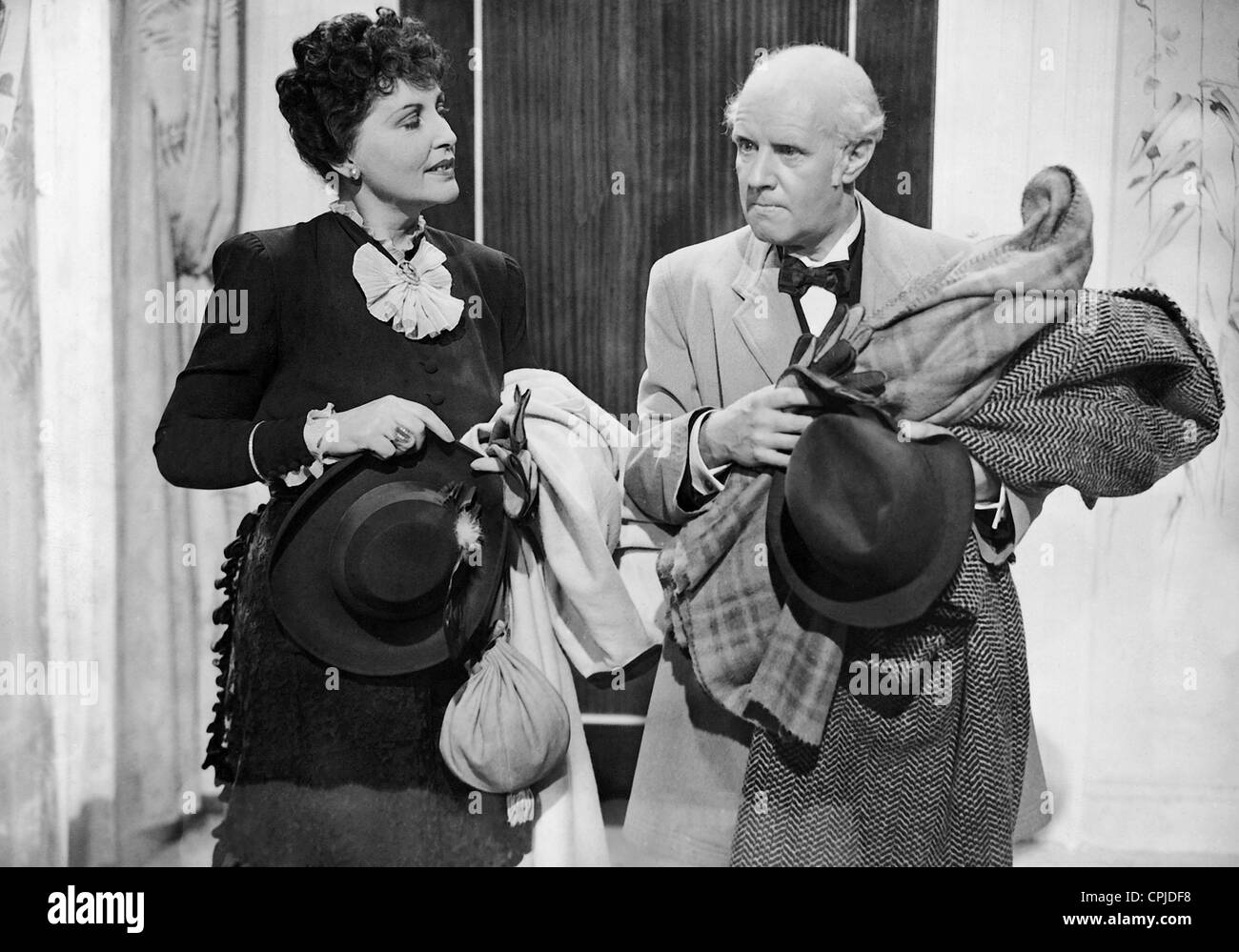 Dagny Servaes et Theodor Danegger dans 'Le sage Marianne', 1943 Banque D'Images
