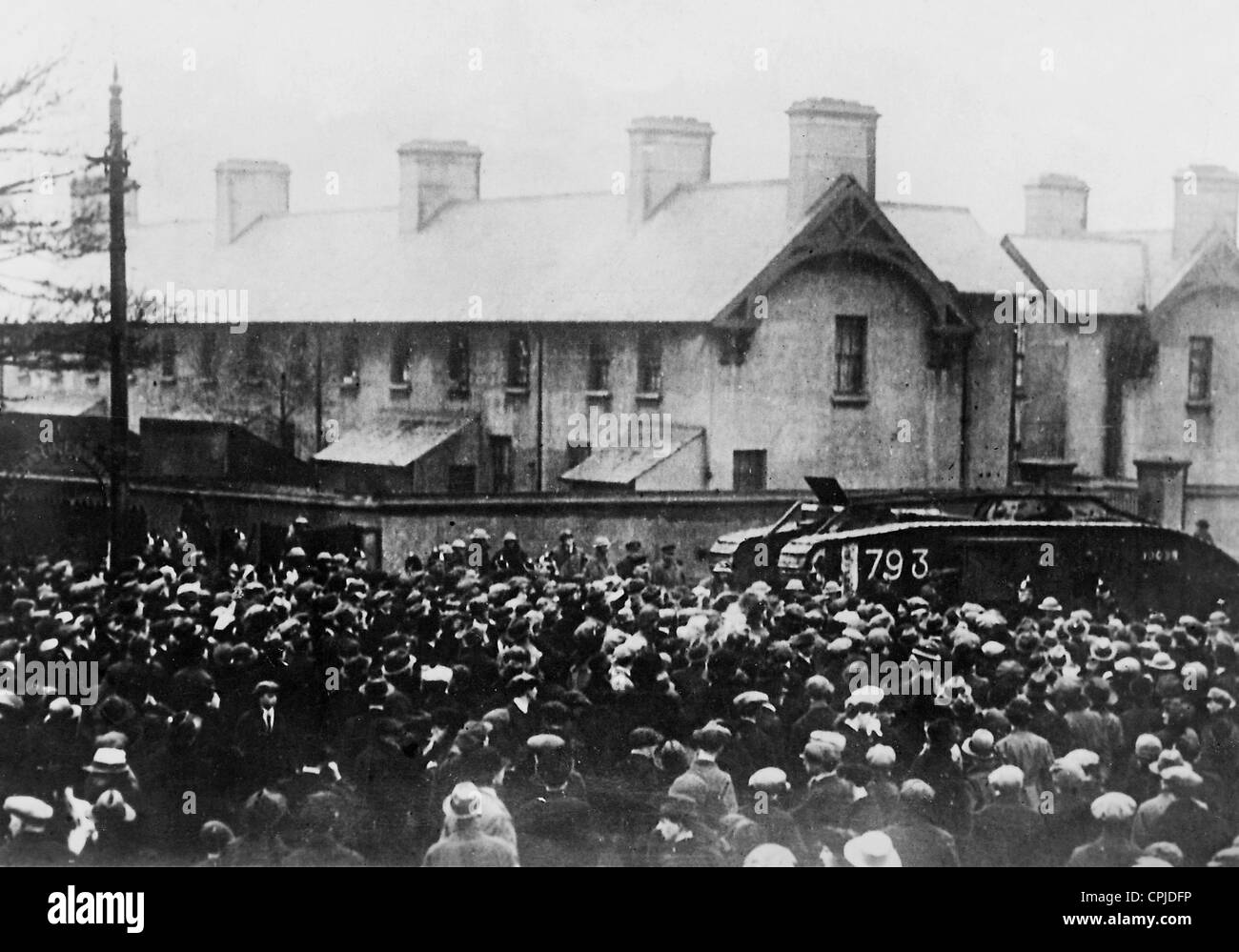 La prison de Mountjoy à Dublin, 1916 Banque D'Images