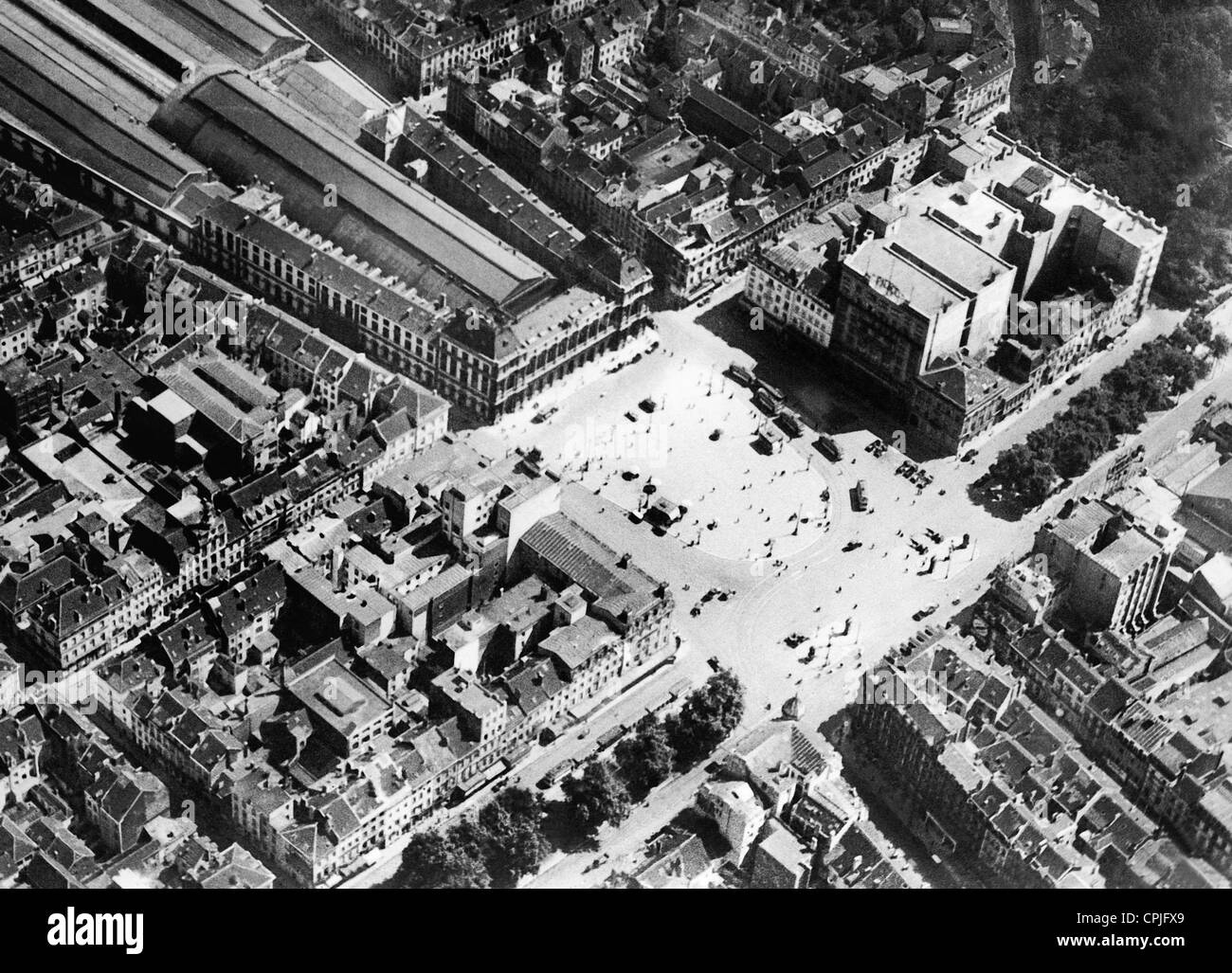 La gare de Bruxelles-Central Banque D'Images