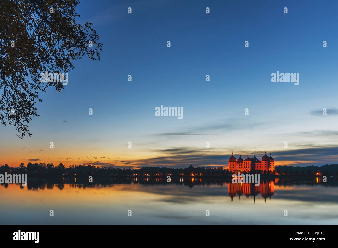 Schloss Moritzburg, Sachsen Deutschland, Europa | Château de Moritzburg, Saxe, Allemagne, Europe Banque D'Images