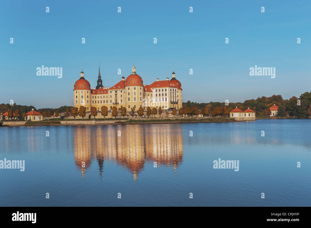 Schloss Moritzburg, Sachsen Deutschland, Europa | Château de Moritzburg, Saxe, Allemagne, Europe Banque D'Images