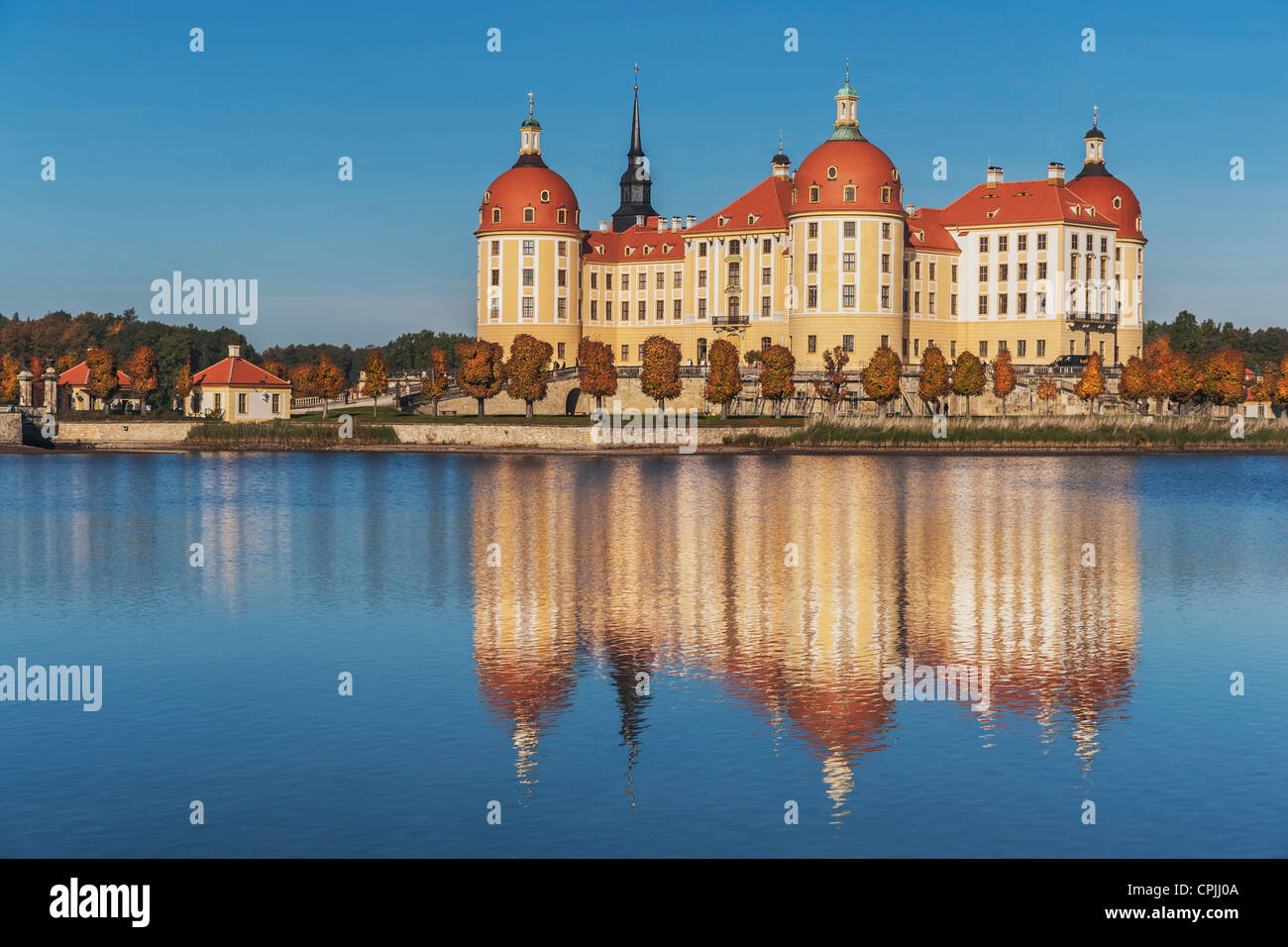 Schloss Moritzburg, Sachsen Deutschland, Europa | Château de Moritzburg, Saxe, Allemagne, Europe Banque D'Images