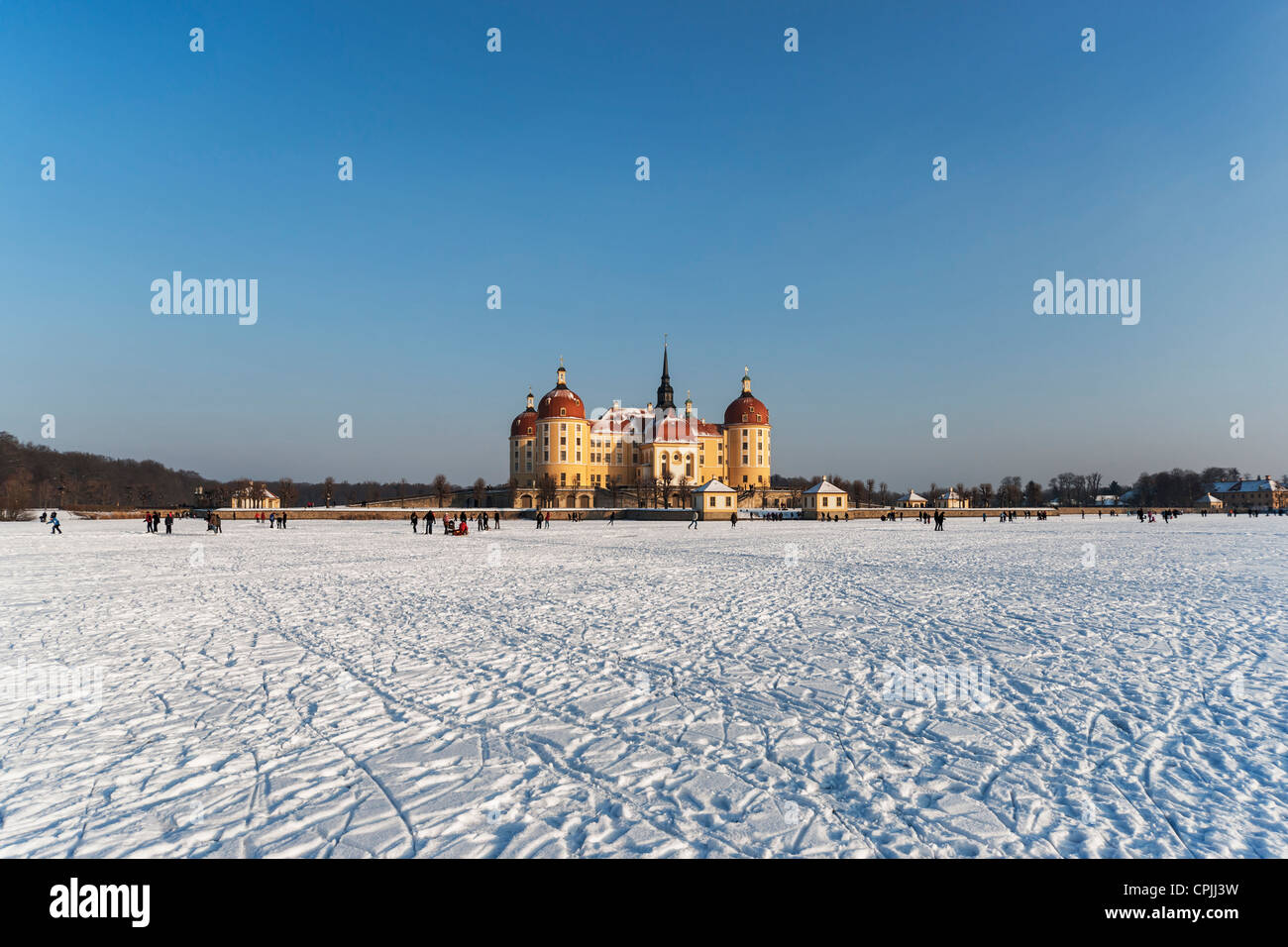 Schloss Moritzburg, Sachsen Deutschland, Europa | Château de Moritzburg, Saxe, Allemagne, Europe Banque D'Images