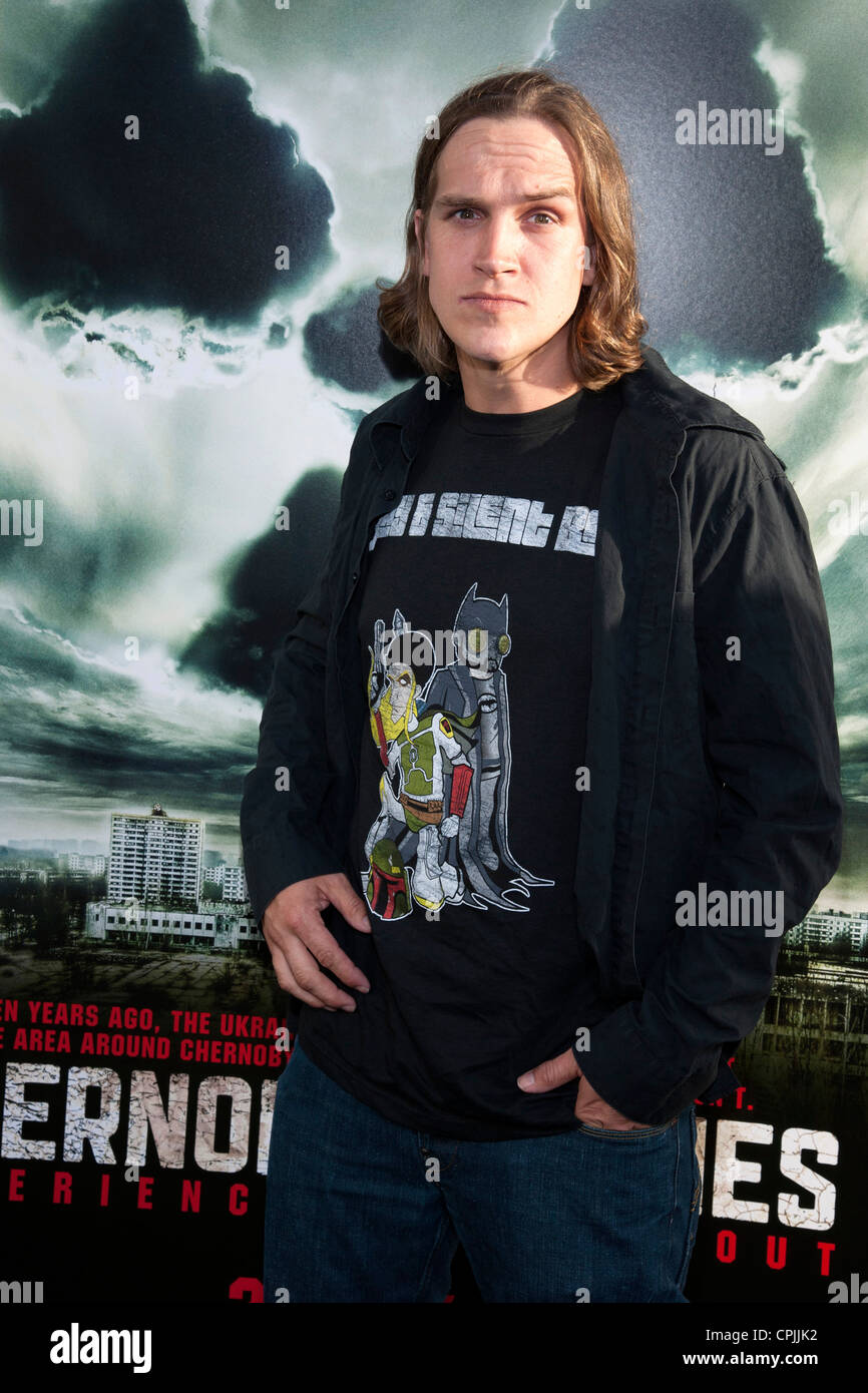 Jason Mewes arrive à la projection de ventilateur spécial Journaux Tchernobyl au Cinerama Dome d'Hollywood. Banque D'Images