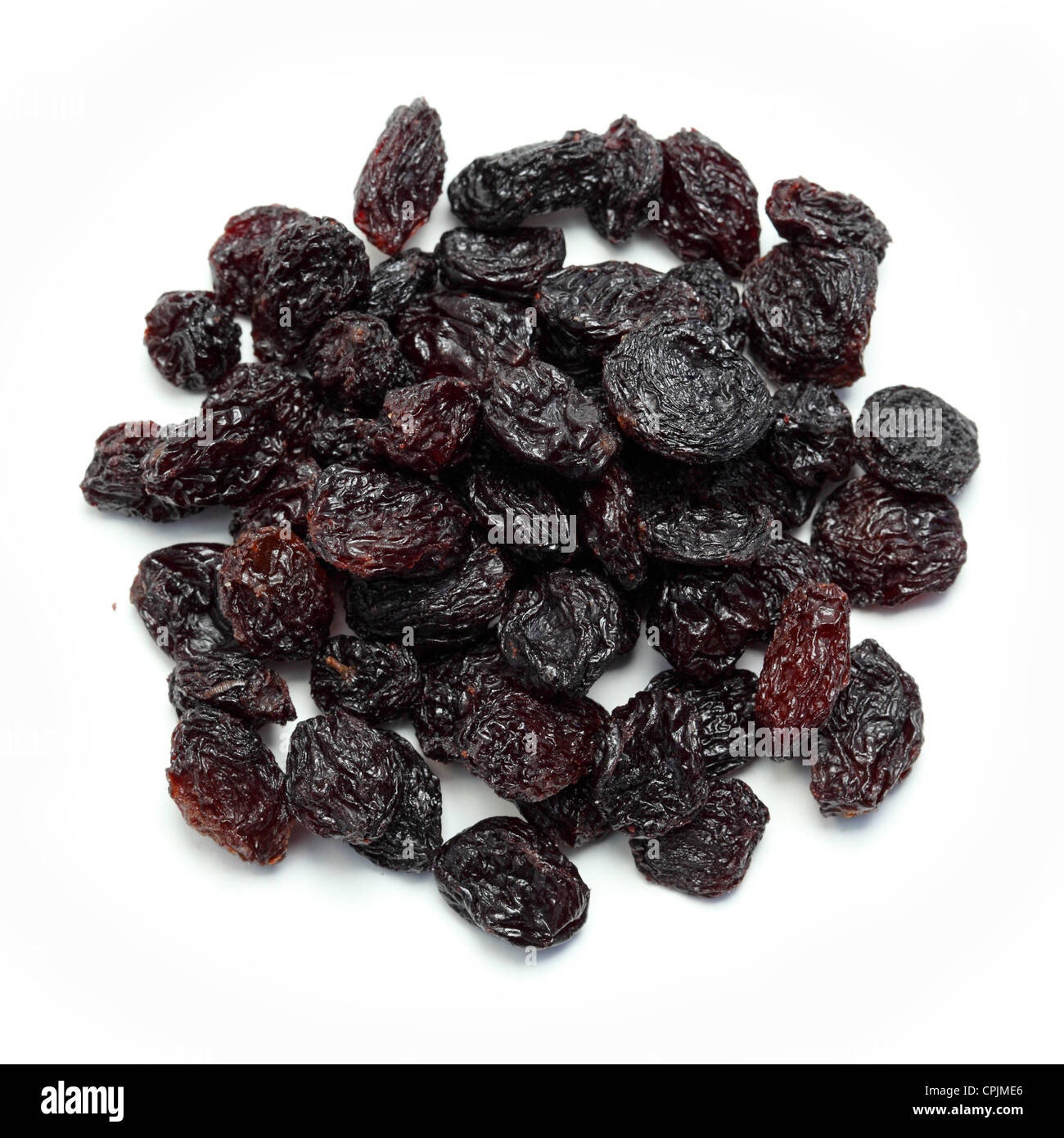 raisins secs pile Banque D'Images