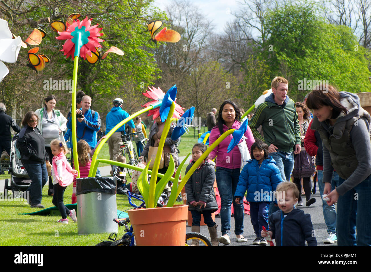 Easter Tea Party Phoenix Park Banque D'Images