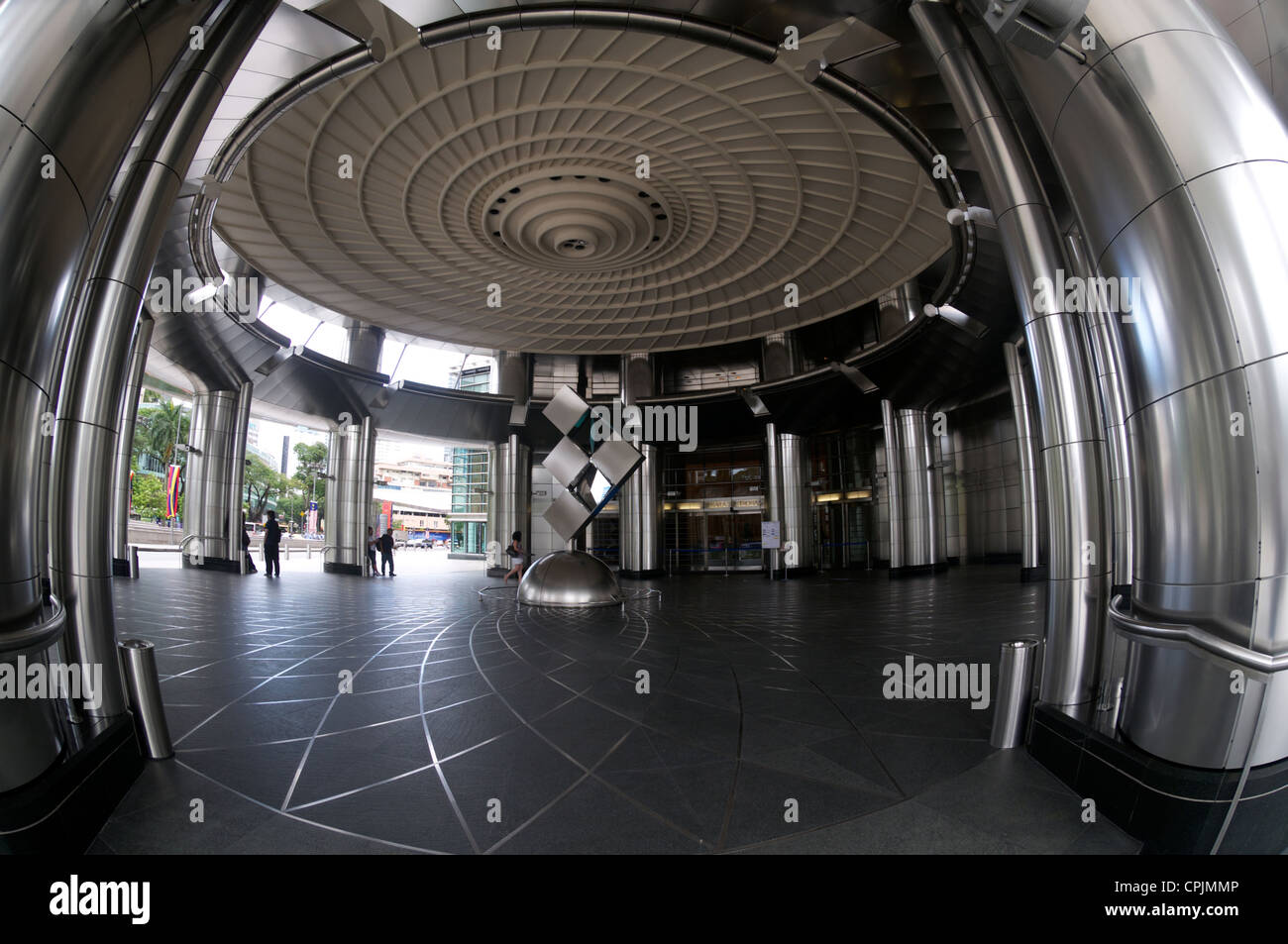 Entrée de la tour Petronas Banque D'Images