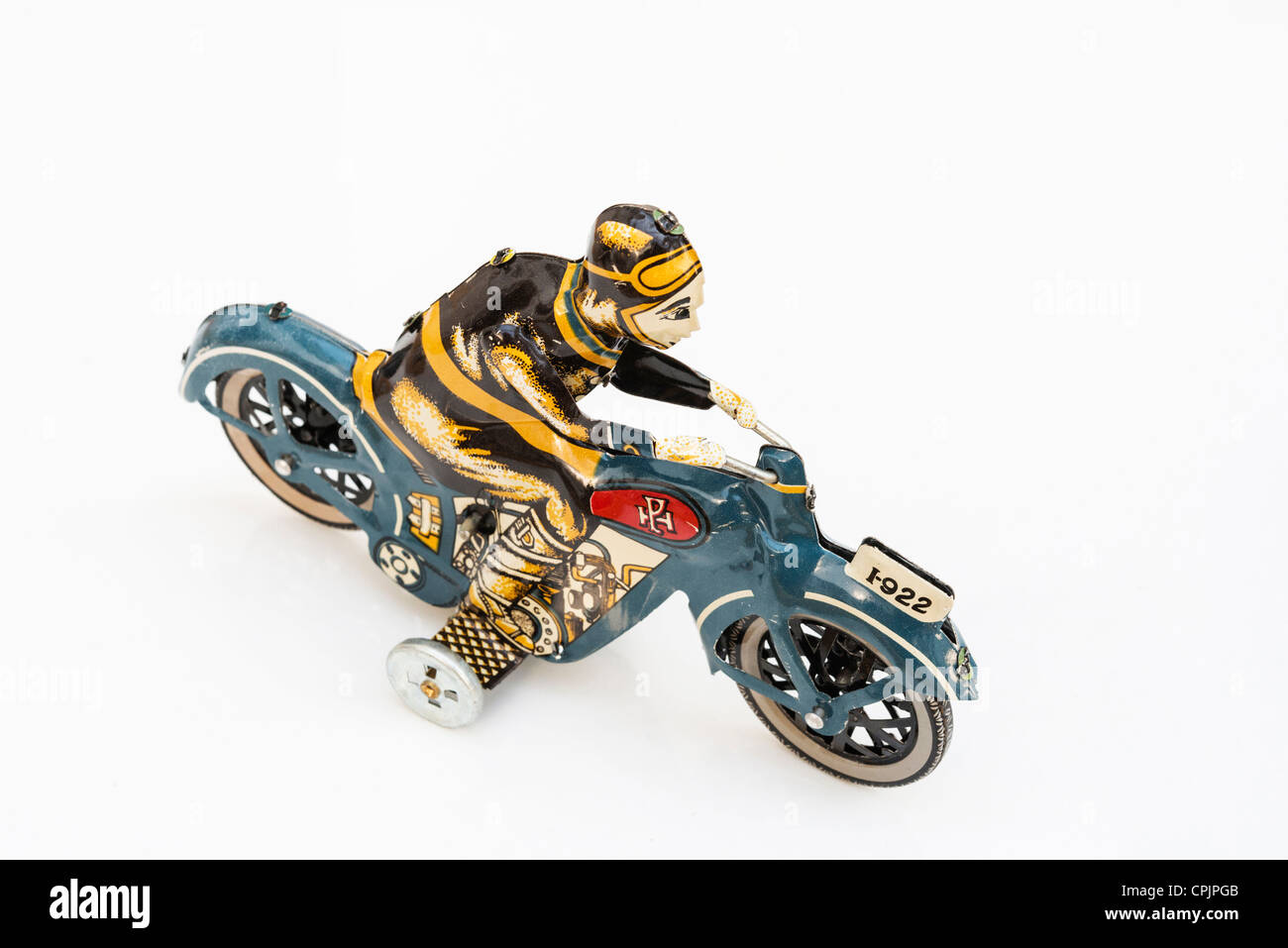 Tin toy moto de liquidation Banque D'Images