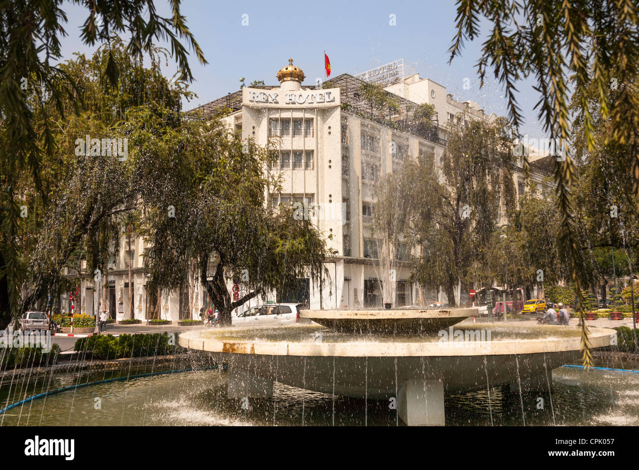 L'hôtel Rex, Nguyen Hue Boulevard, Ho Chi Minh Ville (Saigon), Vietnam, Banque D'Images