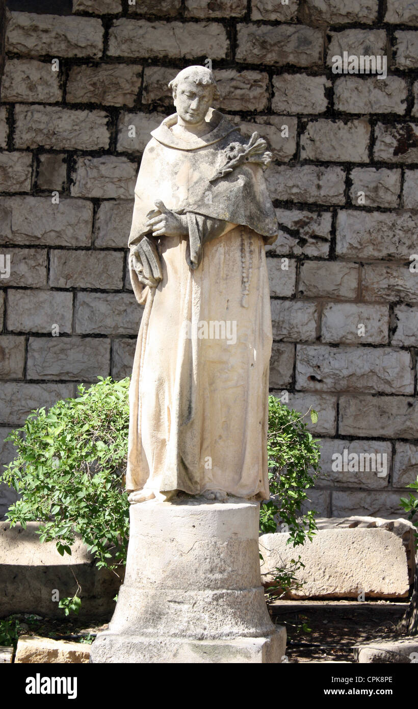 Statue de Saint Joseph dans l'église St.Joseph Nazareth Banque D'Images