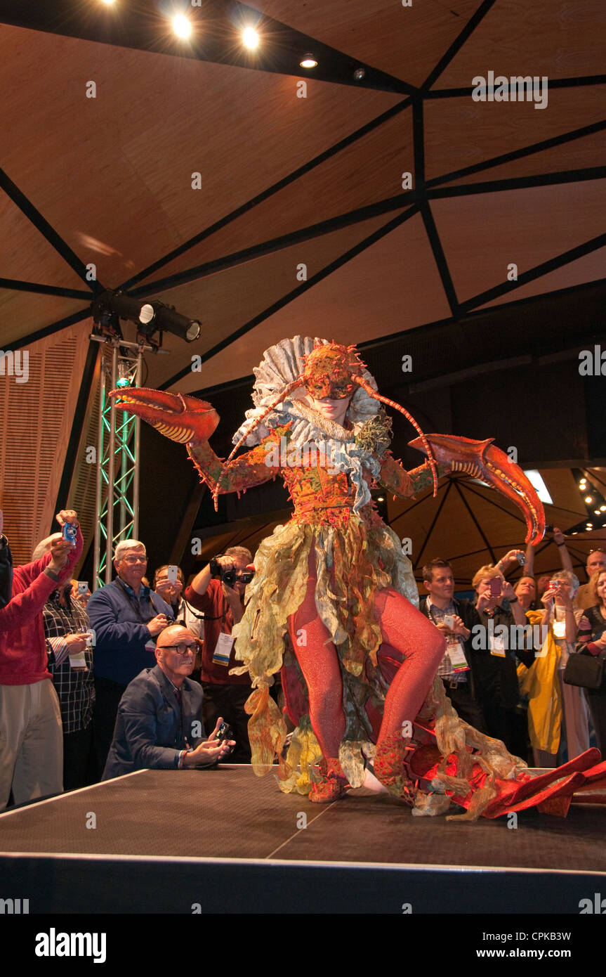 Nouvelle Zélande, île du Nord, Wellington, un défilé pour WOW World of Wearable Art. Banque D'Images