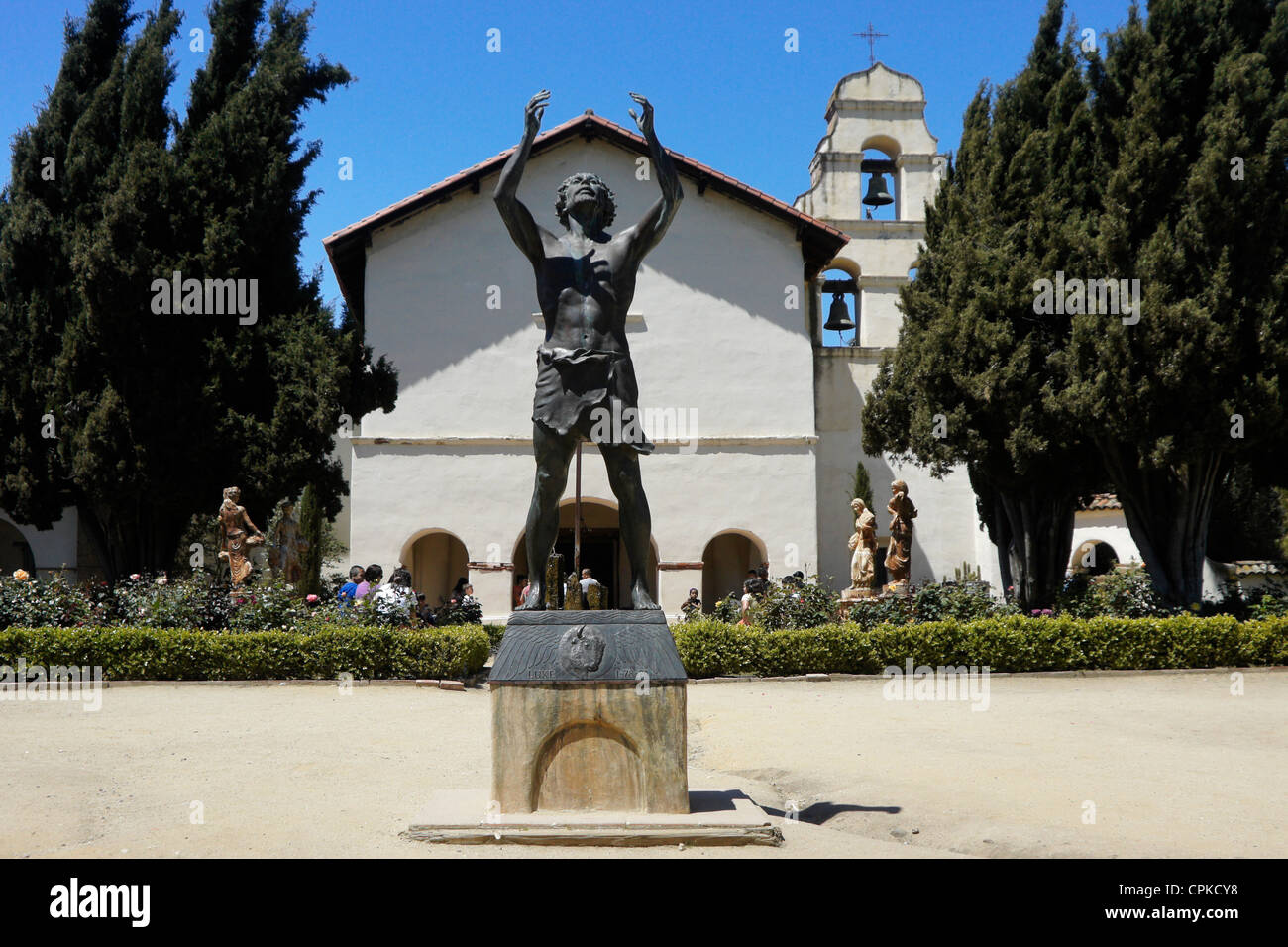 La Mission de San Juan Bautista, San Juan Bautista, California Banque D'Images