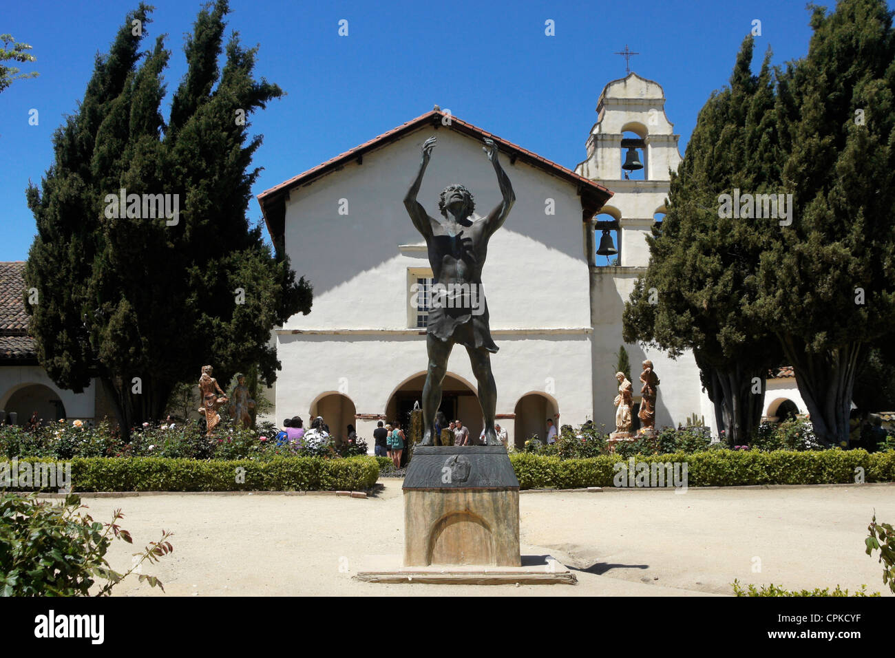 La Mission de San Juan Bautista, San Juan Bautista, California Banque D'Images