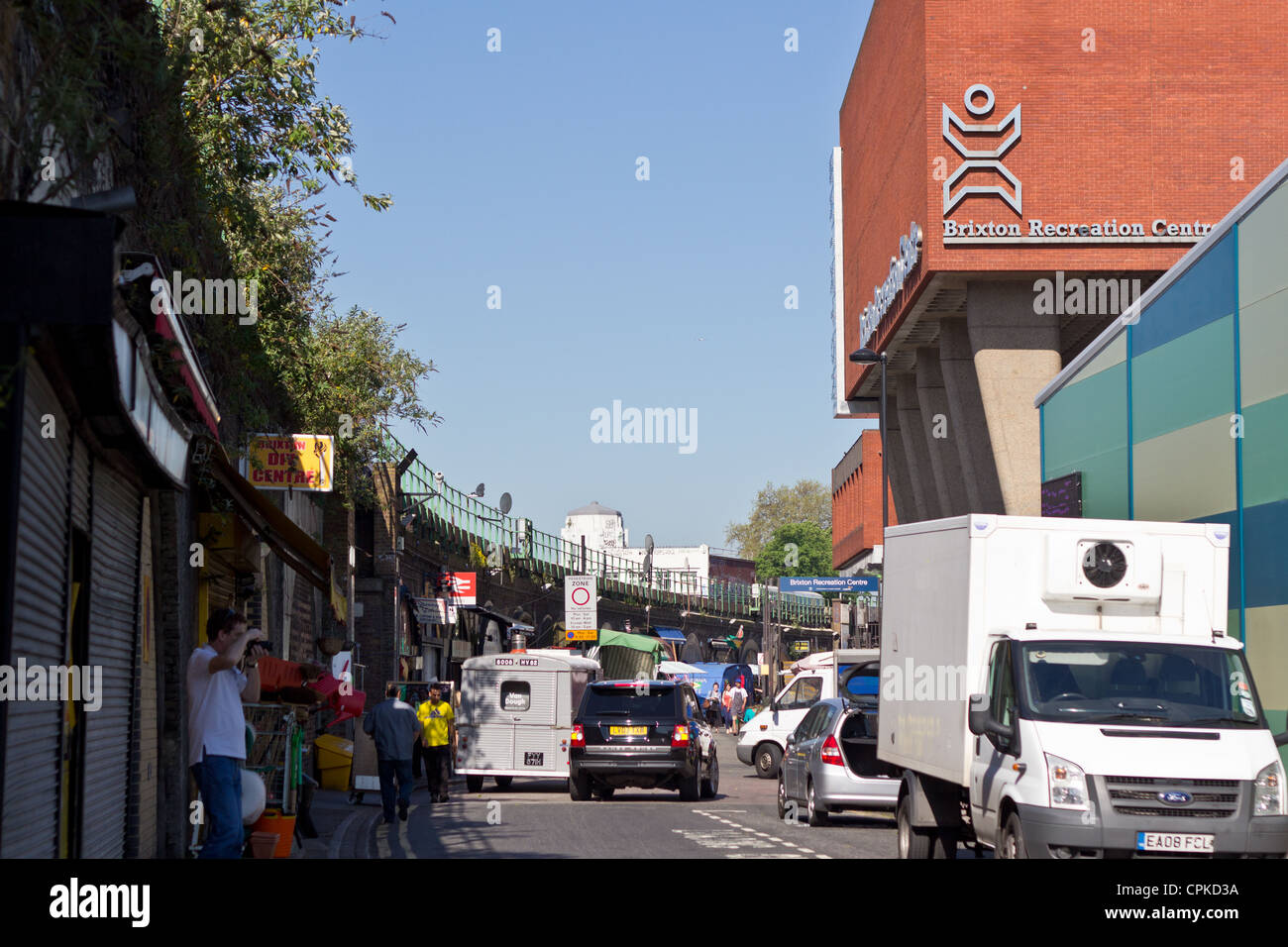 Brixton street market Banque D'Images