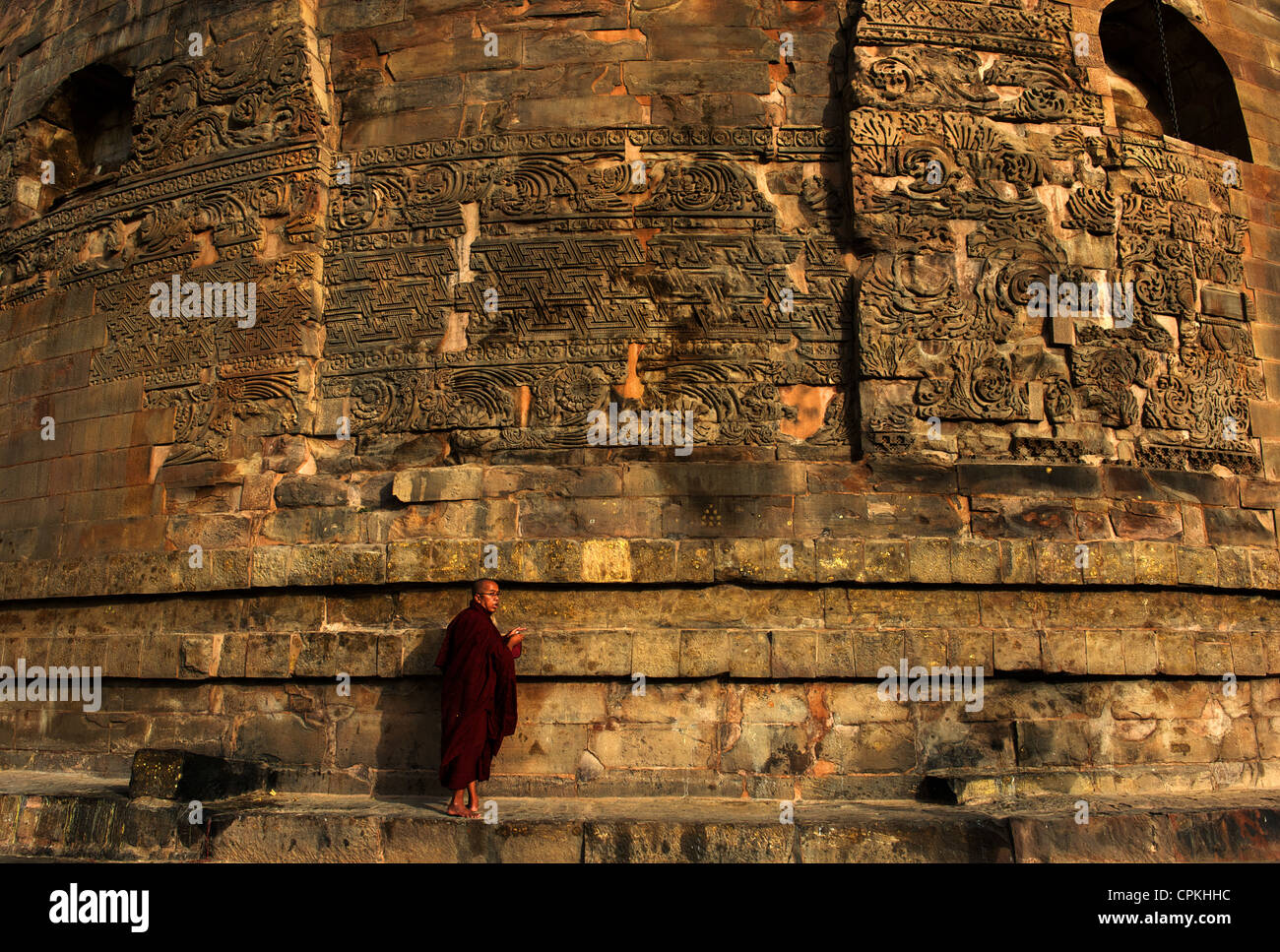 Sarnath, Varanasi, Uttar Pradesh, Inde Banque D'Images