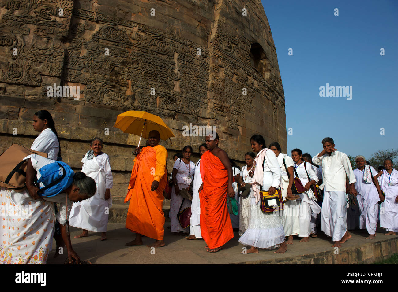 Sarnath, Varanasi, Uttar Pradesh, Inde Banque D'Images