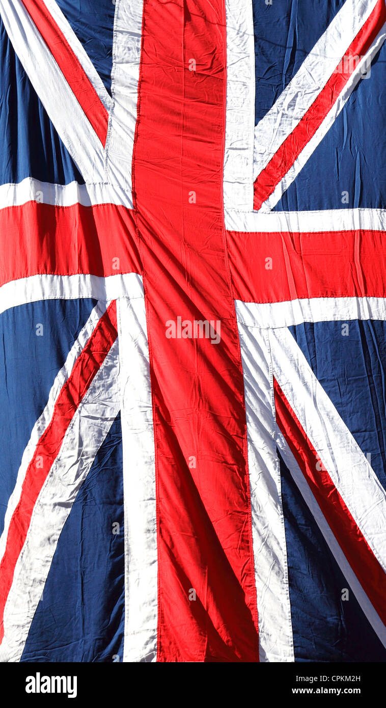 Un drapeau de l'Union sur le Mall, Londres, Angleterre, Royaume-Uni Banque D'Images