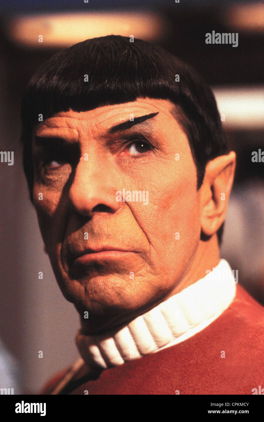 Un portrait couleur de Leonard Nimoy prises à Los Angeles en 1984 Banque D'Images