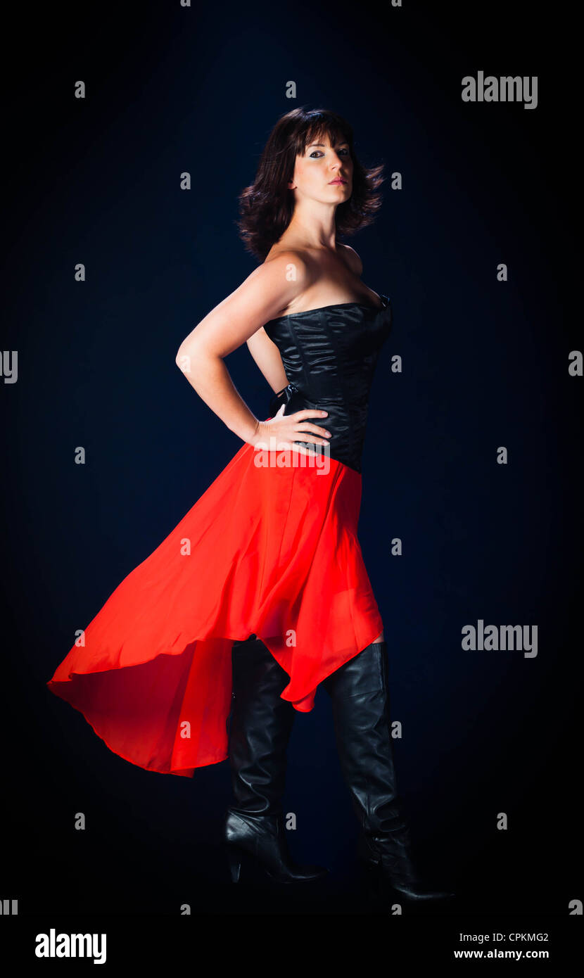 Les railleries de super héros ses ennemis Banque D'Images