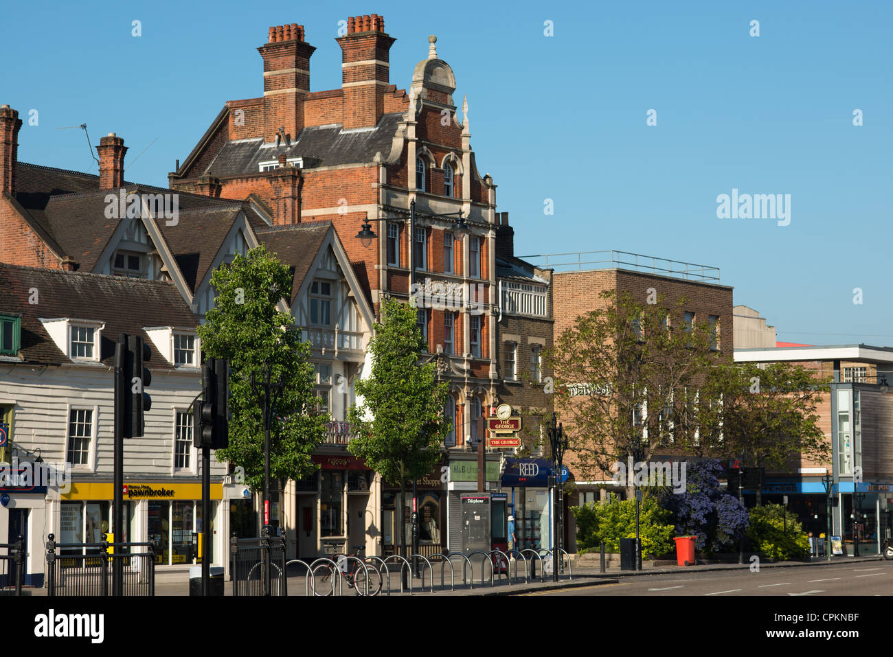 Enfield Town, Londres, Angleterre. Banque D'Images