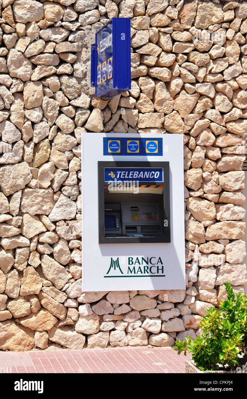 Cala Santa Galdana, Minorque, Iles Baléares, Espagne Banque D'Images