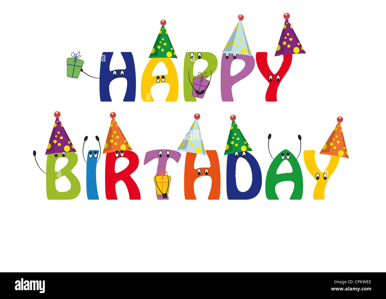 Joyeux Anniversaire Carte Avec Lettres Colores Et Amusants Photo Stock Alamy Joyeux Anniversaire Carte Avec Lettres Colores Et Amusants Photo Stock Alamy