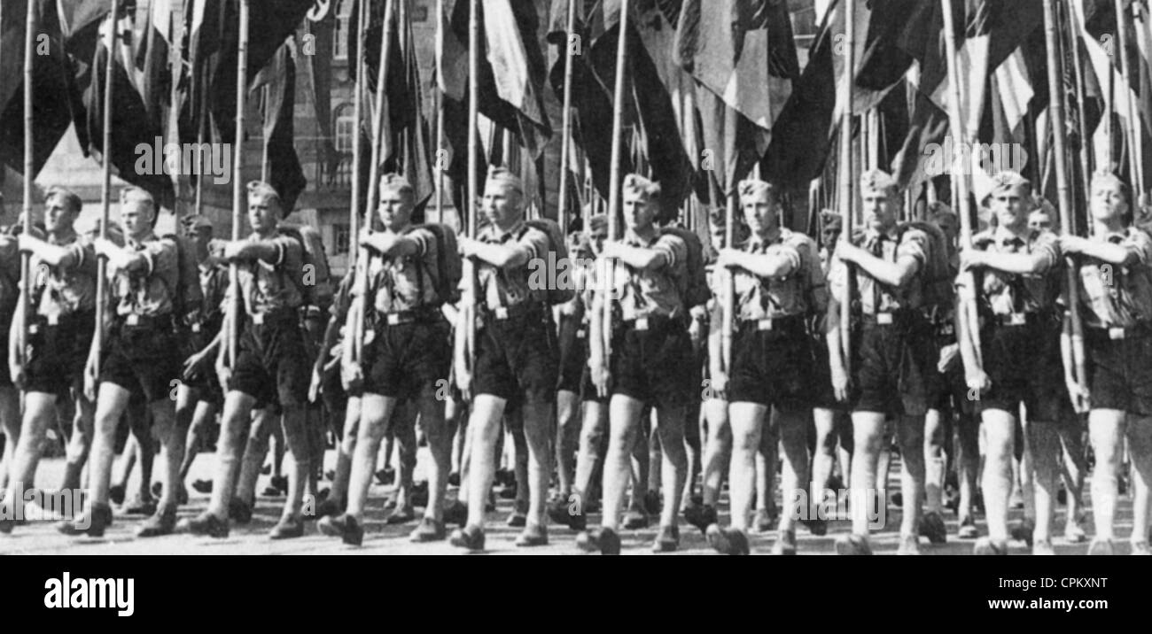 La jeunesse hitlérienne, 1936 Photo Stock Alamy