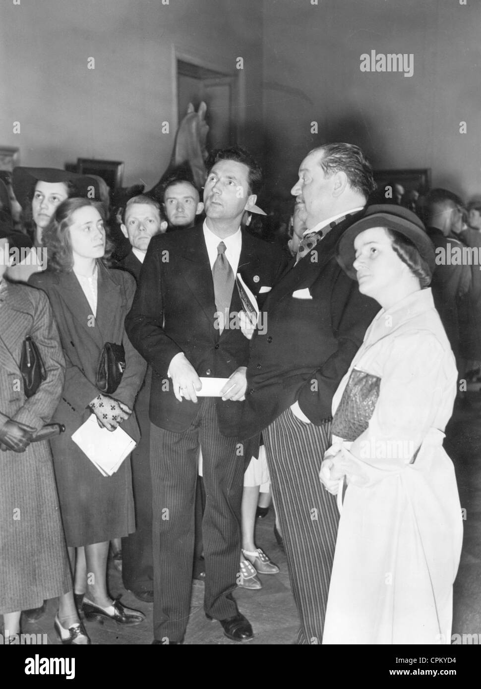 Hans Schweitzer Birgit avec Henry George, 1942 Banque D'Images