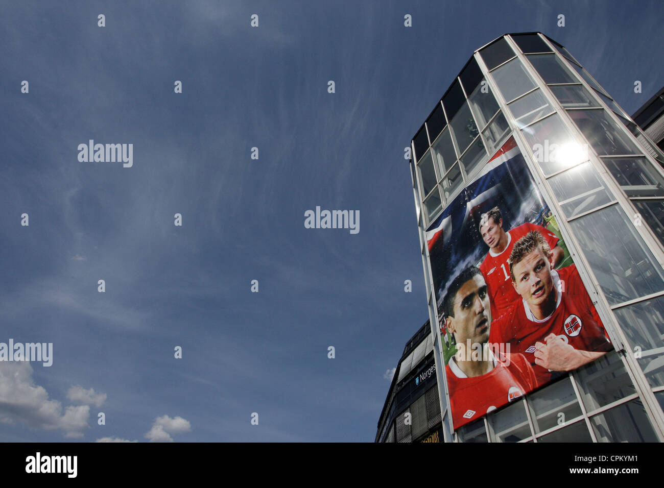Le stade Ullevaal home à Valerenga et l'équipe nationale de football de la Norvège Banque D'Images