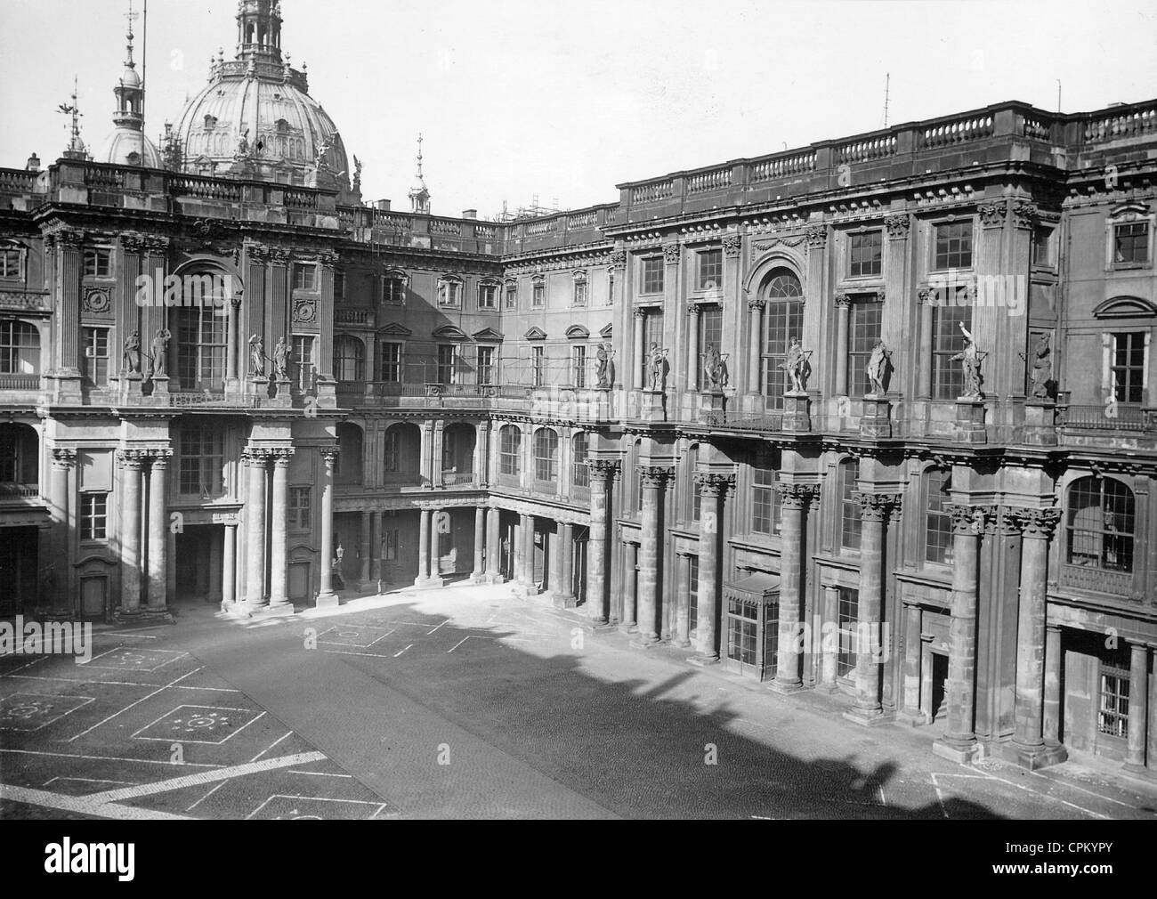 Cour de la ville de Berlin Palace, 1934 Banque D'Images