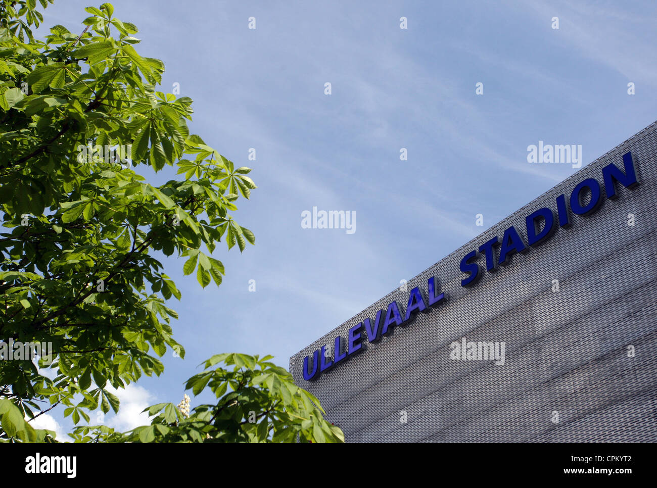 Le stade Ullevaal home à Valerenga et l'équipe nationale de football de la Norvège Banque D'Images