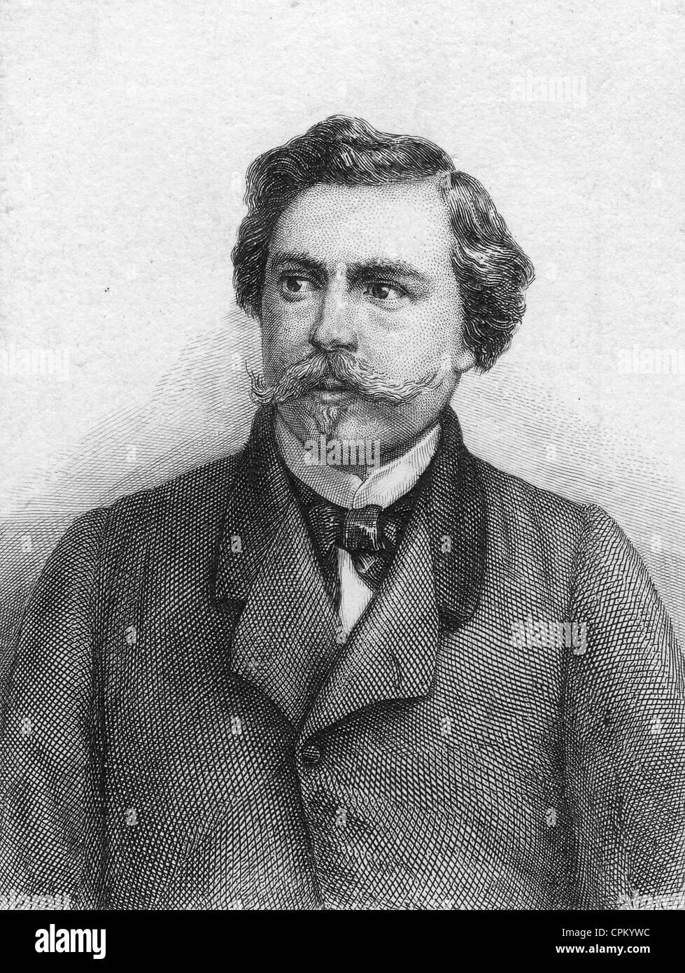 Jules de Goncourt, autour de 1860 Banque D'Images