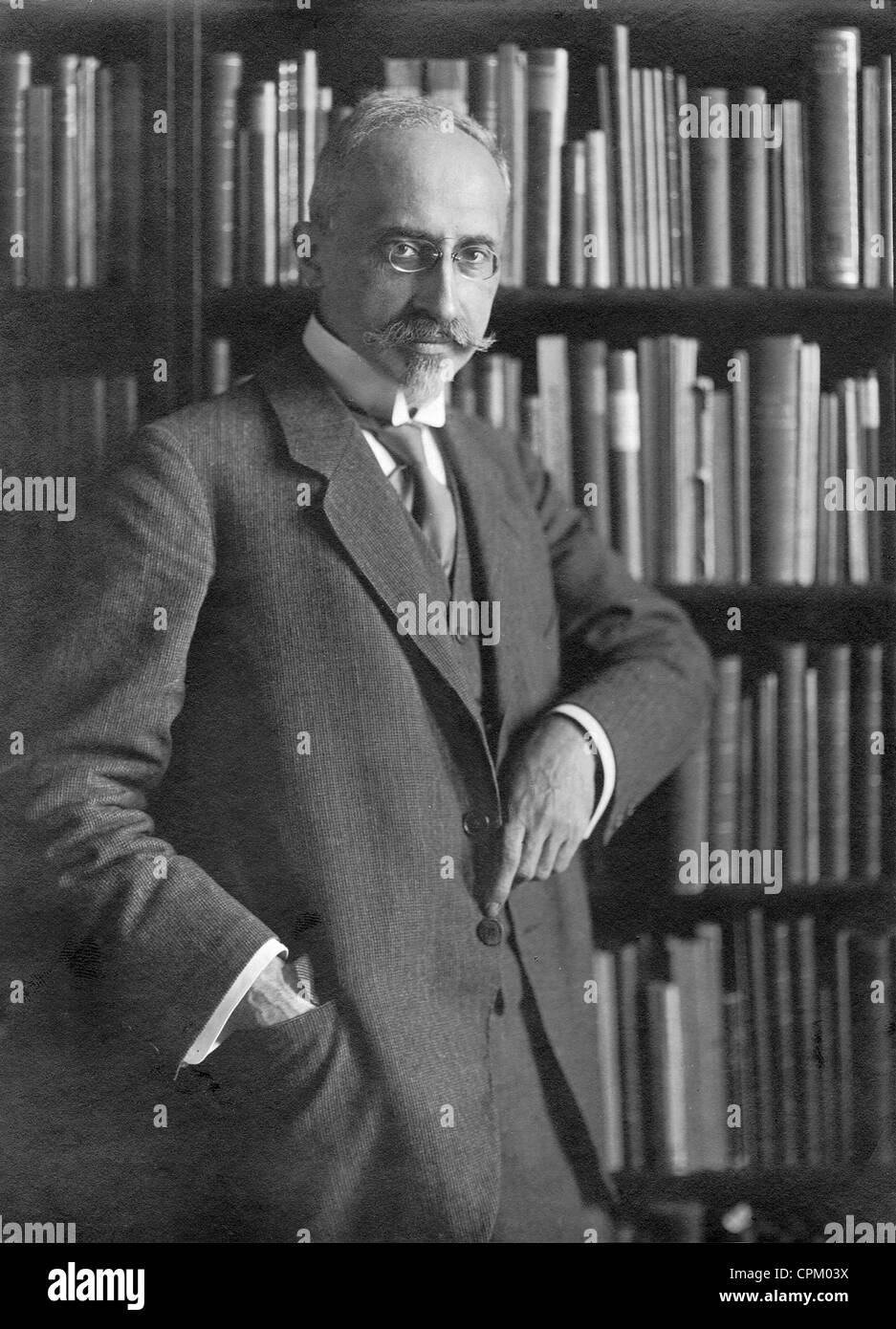 Max Dessoir, autour de 1910 Banque D'Images