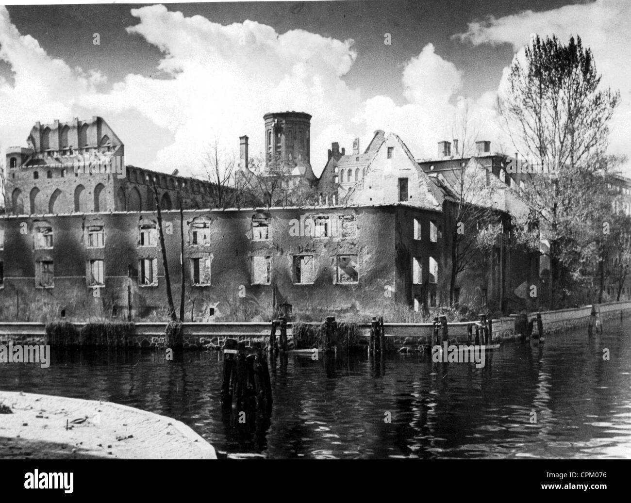 La destruction de Koenigsberg, 1944 Banque D'Images