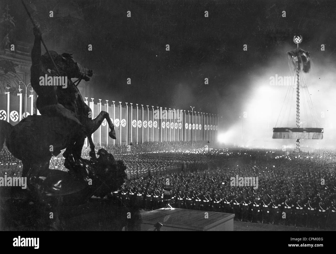 Mai Journée à Berlin, 1938 Banque D'Images