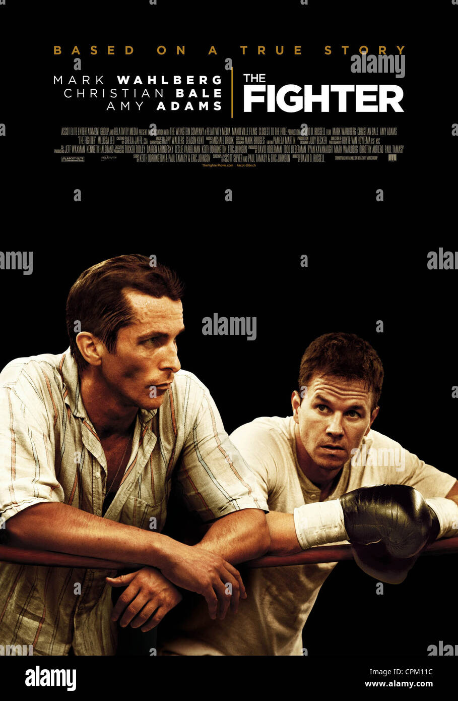 L'année de chasse : 2010 USA Christian Bale, Directeur : David O. Russell Mark Wahlberg, poster de film (USA) basé sur une histoire vraie Banque D'Images