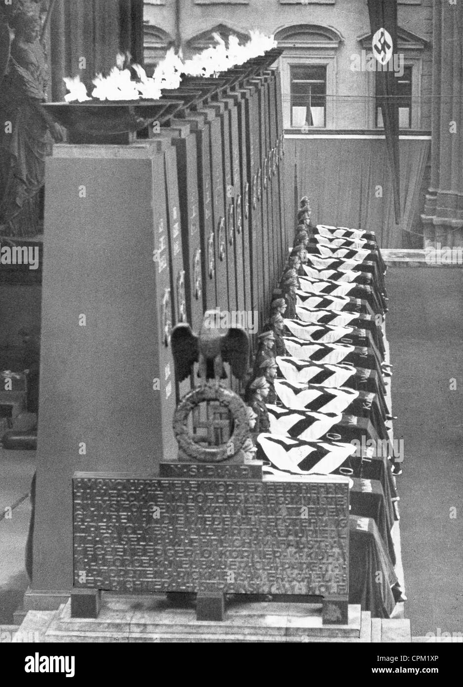 Transférer les morts de l'coup d'Hitler, 1935 Banque D'Images