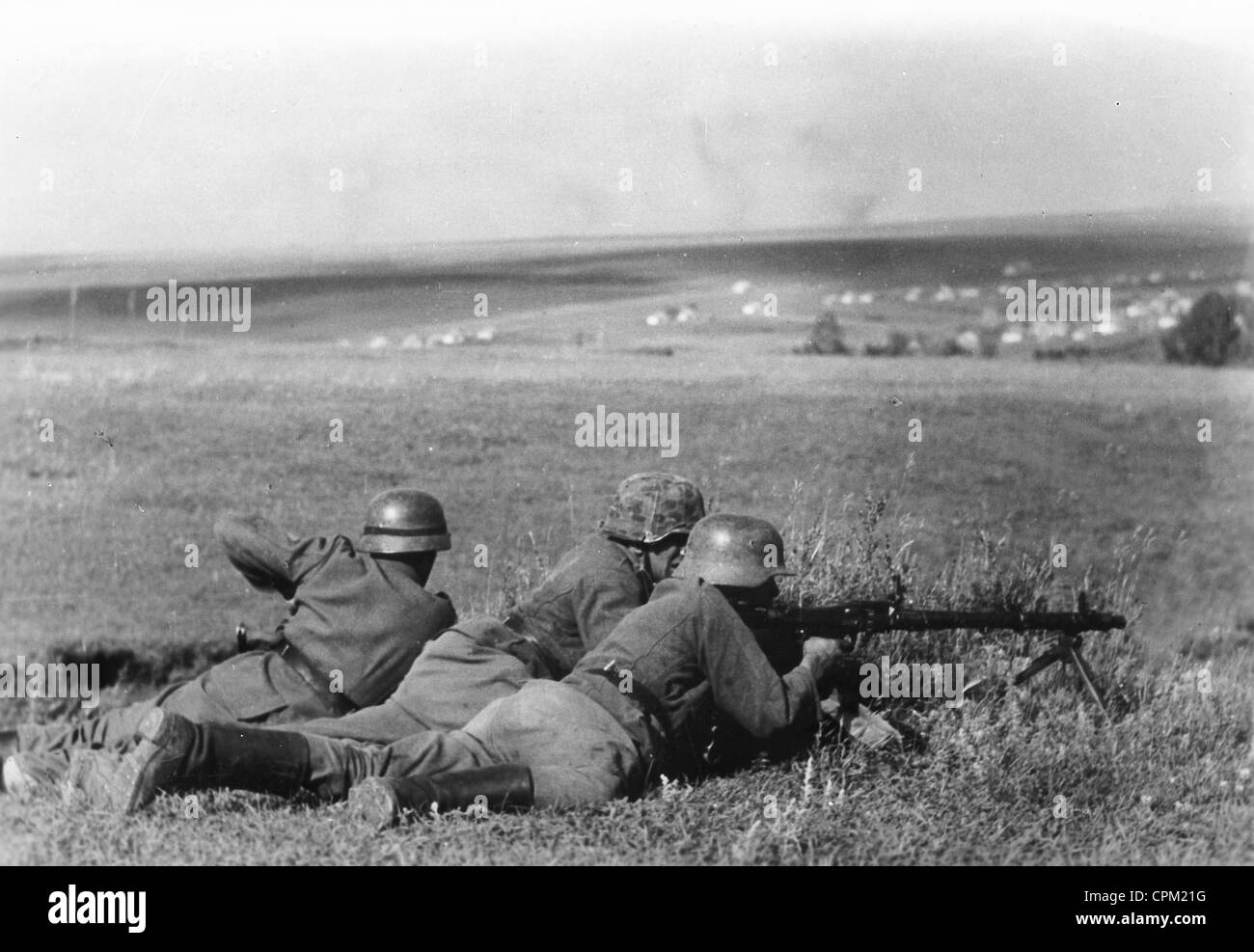 Les soldats allemands au front de l'Est, 1942 Banque D'Images