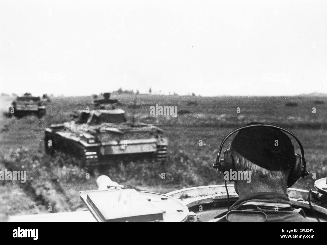 Les chars allemands dans le secteur sud du front de l'Est, 1942 Banque D'Images